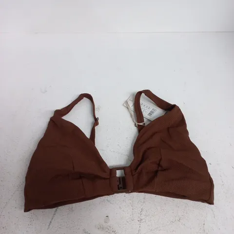 SAHARA RING BIKINI TOP β BROWN, UK 34FF