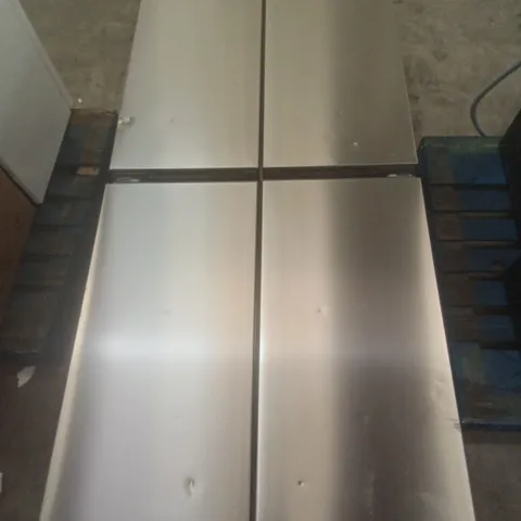 HISENSE RQ563N4AI1 79CM WIDTH PUREFLAT FRIDGE FREEZER - STAINLESS STEEL