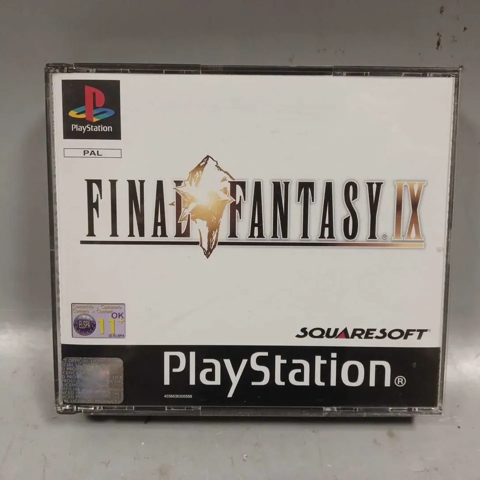 SONY PLAYSTATION FINAL FANTASY IX GAME 