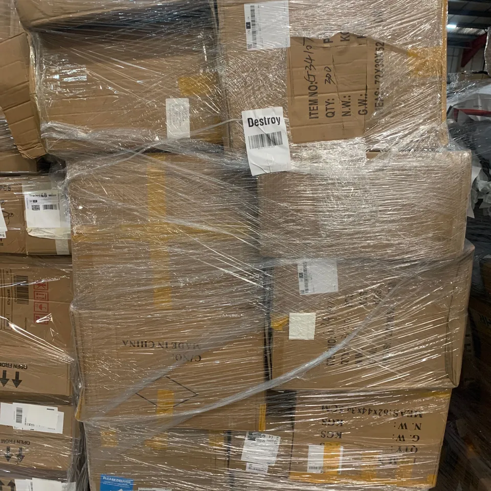 PALLET OF ASSORTED ITEMS TO INCLUDE BOXED FURNITURE, FLATPACK ETC