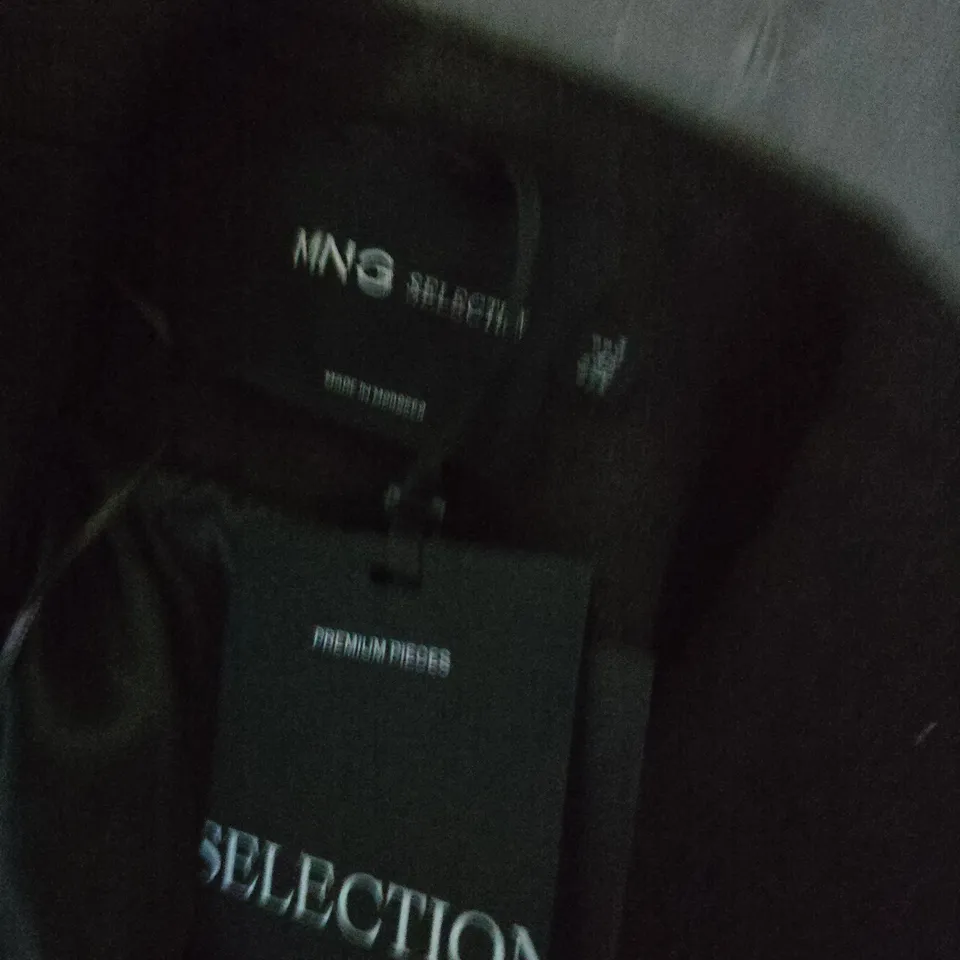 MNG SELECTION MEN'S WOOL COAT – DARK CHARCOAL, WITH TAGS - EU SMALL