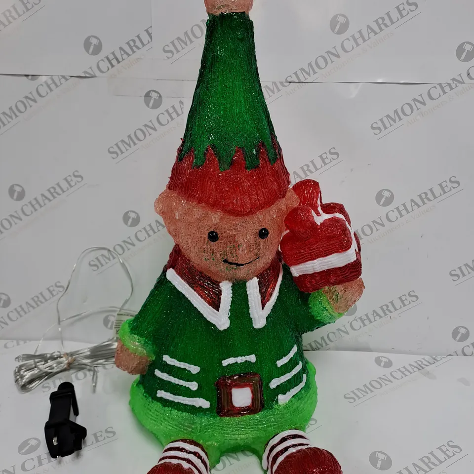 BOXED JOHN LEWIS INDOOR AND OUTDOOR 50CM ELF LIGHT ICE WHITE LED 