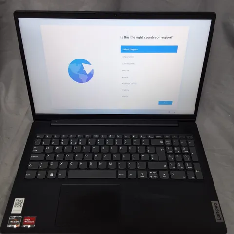 UNBOXED LENOVO V15 G3 AMD RYZEN 5000 SERIES 512GB LAPTOP IN BLACK