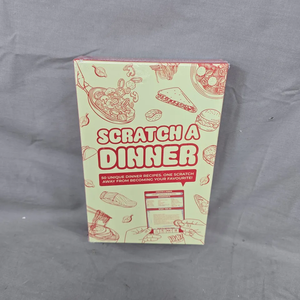 BOXED AND SEALED FACTORY OF GAMES - SCRATCH A DINNER
