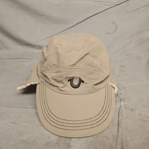 TRUE RELIGION BEIGE CAP