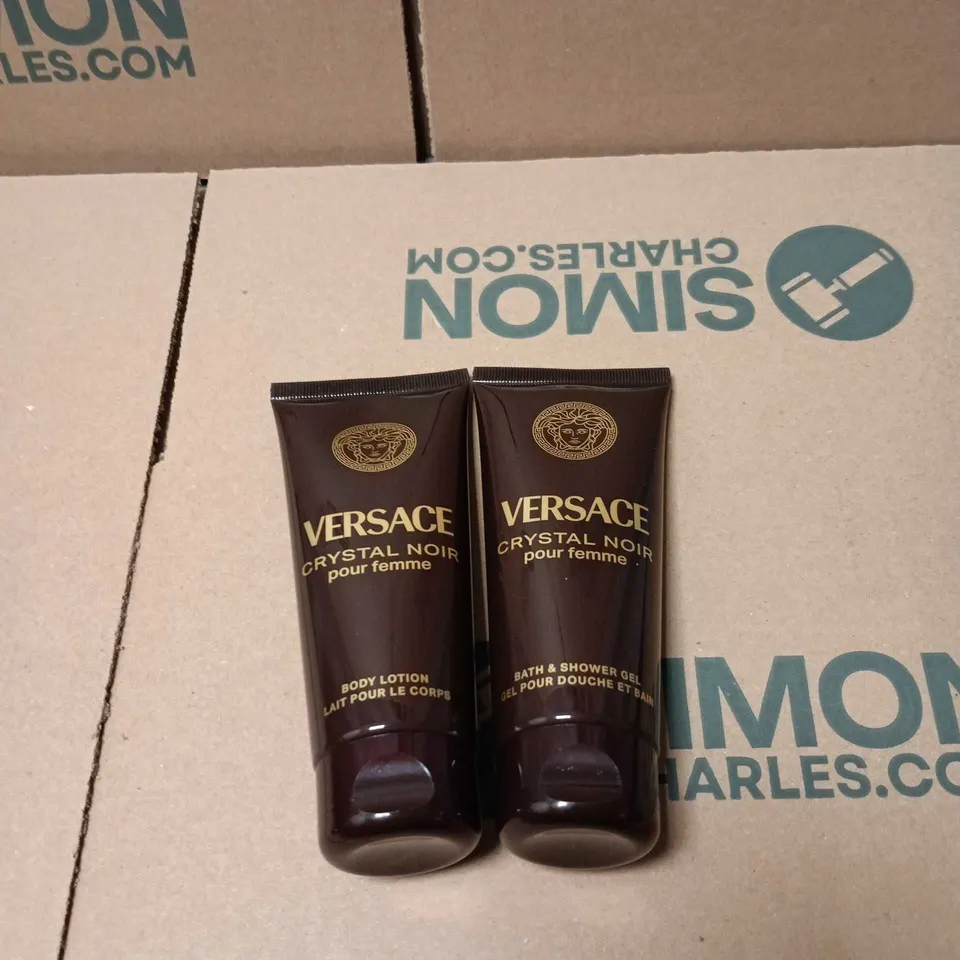 VERSACE CRYSTAL NOIR POUR FEMME GIFT SET BOXED