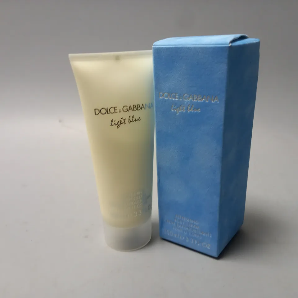 BOXED DOLCE & GABBANA LIGHT BLUE REFRESHING BODY CREAM (100ml)