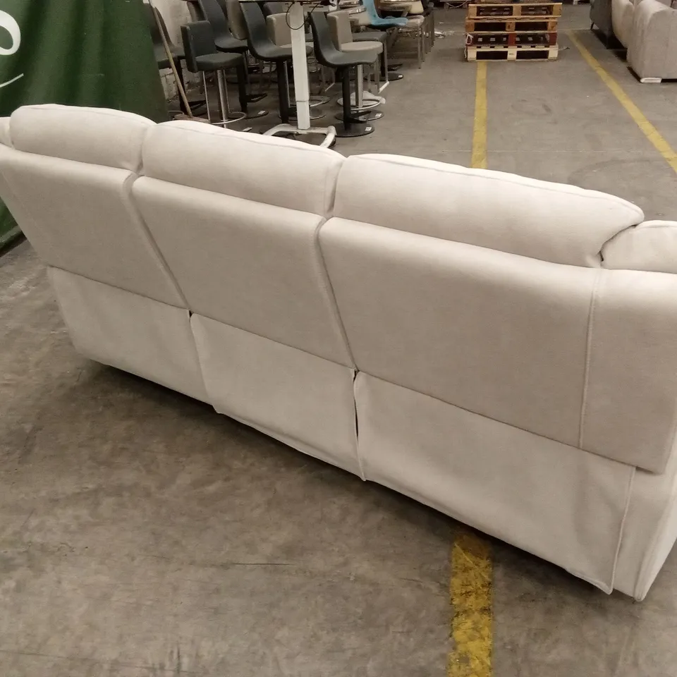 ALBION FABRIC 3 SEATER HIGH BACK MANUAL RECLINER SOFA RRP £749