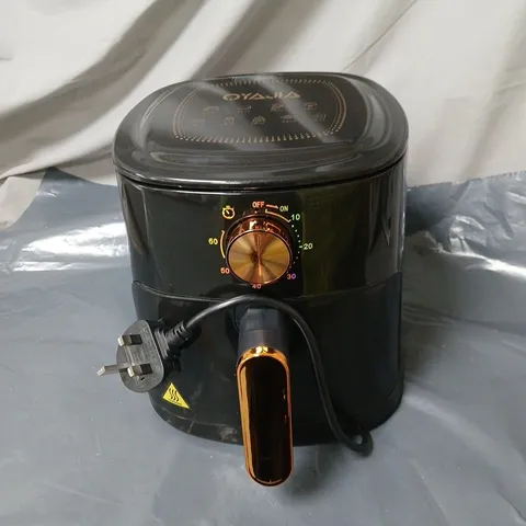 OYAMA AIR FRYER – BLACK WITH COPPER HANDLE (BOXED)