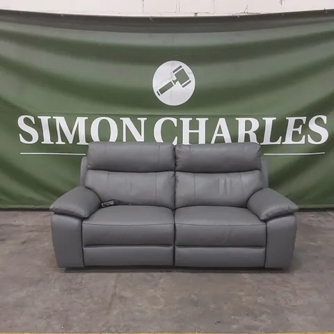 QUALITY DESIGNER ITALIAN MADE PATRIZIO 3 SEATER ELECTRIC RECLINER LEATHER SOFA 