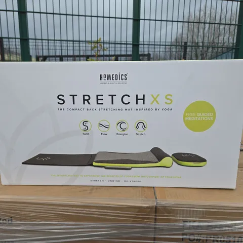 SET OF 2 BOXED HOMEDICS STRETCH XS COMPACT BACK STRETCHING MAT 