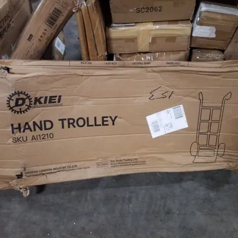 BOXED D KIEI HAND TROLLEY - RED