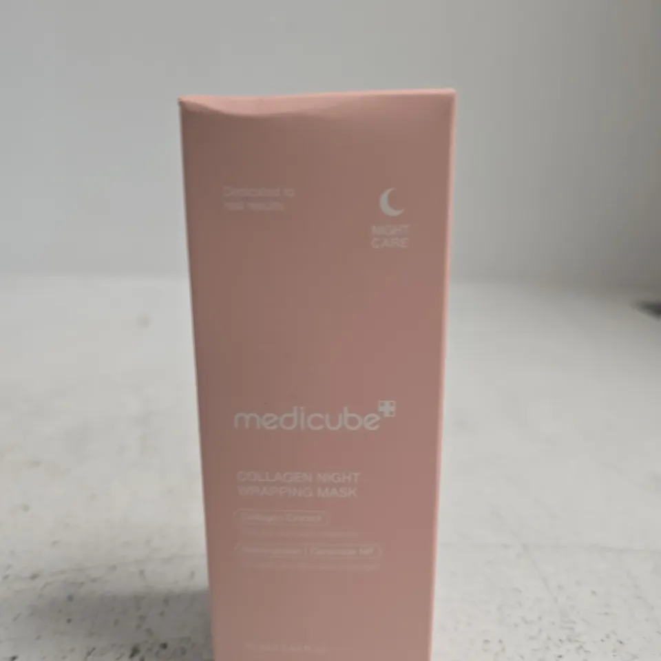 BOXED AND SEALED MEDICUBE COLLAGEN NIGHT WRAPPING MASK