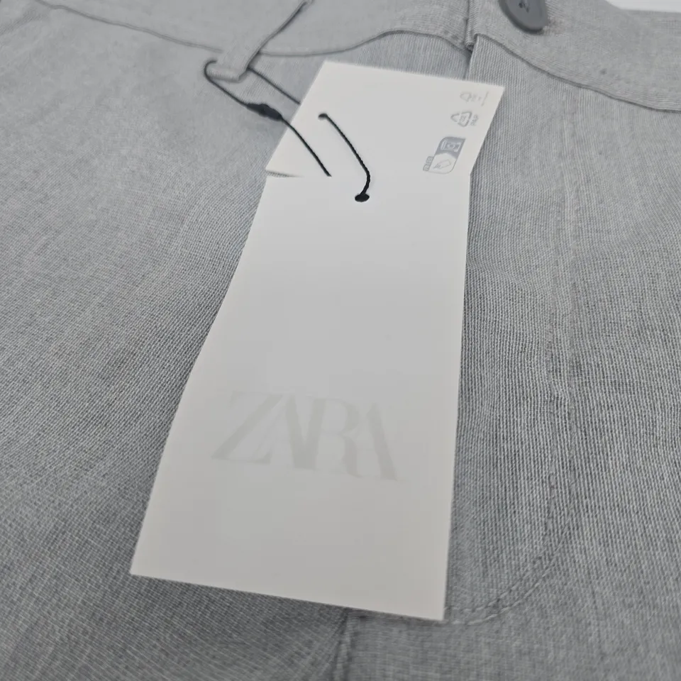 ZARA GREY TROUSERS – EU 42 (UK 12) – TAG ATTACHED