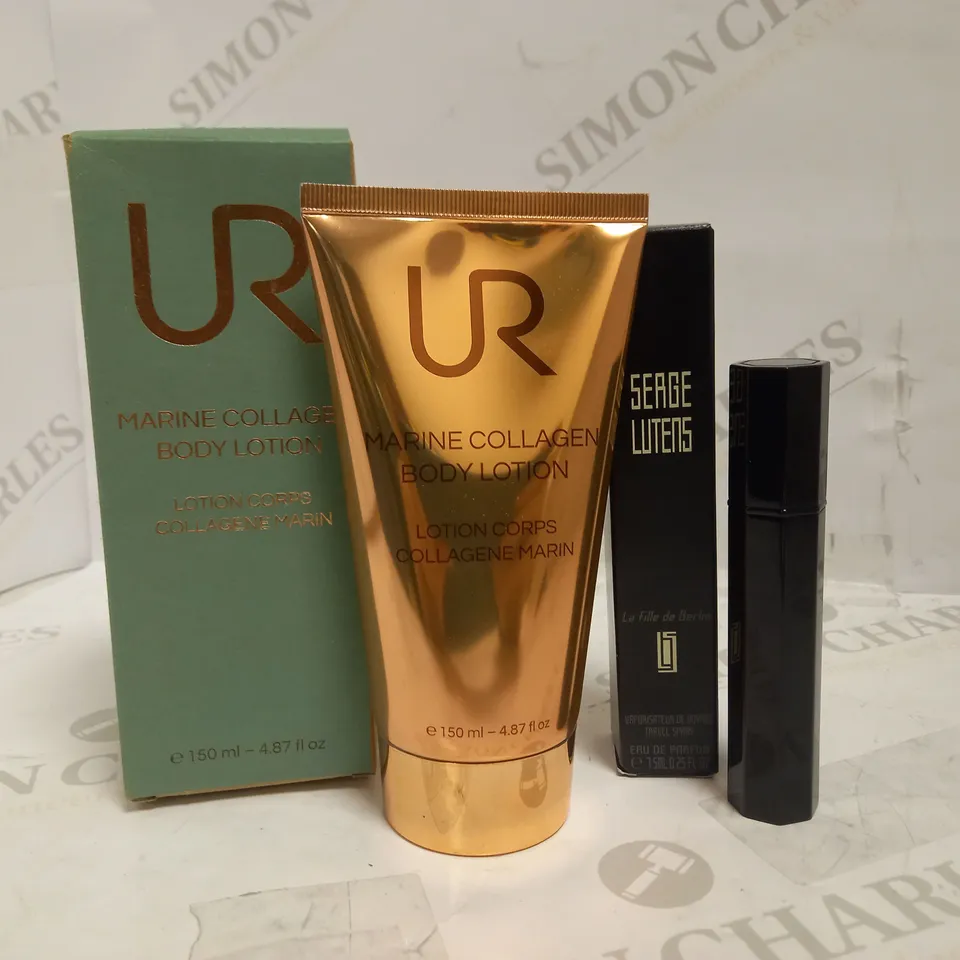 URBAN RETREAT MARINE COLLAGEN BODY LOTION 150ML + SERGE LUTENS LA FILLE DE BERLIN EDP 7.5ML