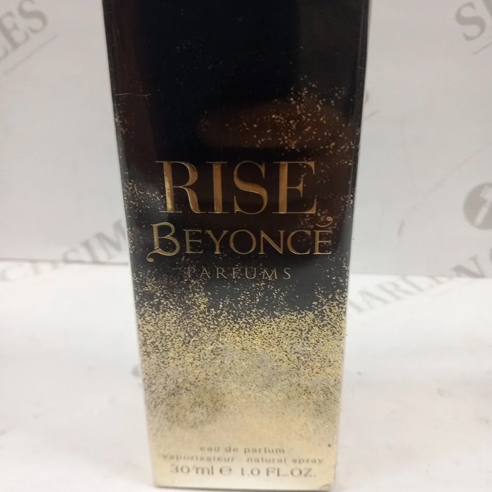 BOXED AND SEALED RISE, BEYONCE PARFUMS EAU DE PARFUM 30ML
