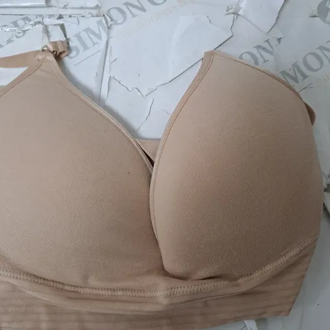 JOCKEY NATURAL BEAUTY SEAMFREE BRALETTE IN CREAM SIZE SMALL