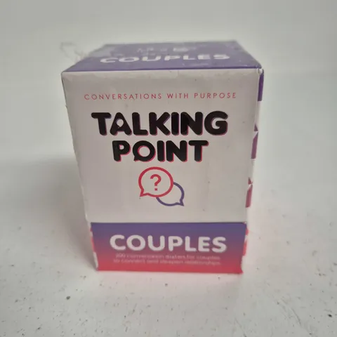 TALKING POINT: COUPLES CARD GAME – 200 CONVERSATION CARDS (2 PLAYERS)