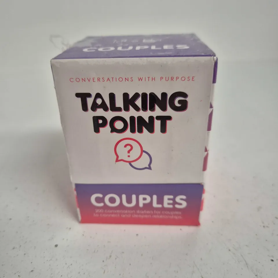 TALKING POINT: COUPLES CARD GAME – 200 CONVERSATION CARDS (2 PLAYERS)