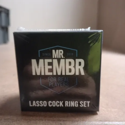 MR MEMBR LASSO COCK RING SET FOR REAL PLAYERS 