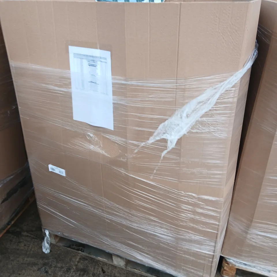 PALLET OF APPROXIMATELY 21 ASSORTED PRODUCTS TO INCLUDE; PEBBLE SIDE TABLE, PAPER TREE SKIRT, STACEY CAULDRON, MERCURY BAUBLES, POSTER FRAME AND SNOWFLAKE LIGHT