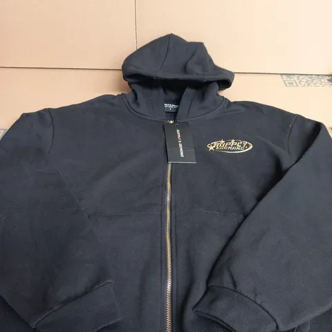 SUPPLY AND DEMAND BLACK HOODIE SIZE S