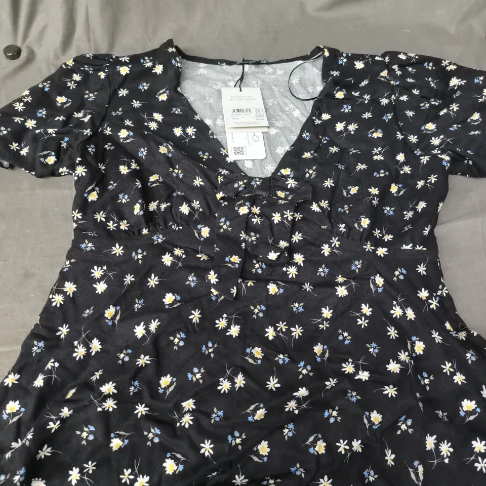 NOBODYS CHILD FAITH TOP – FLORAL PRINT, UK12 