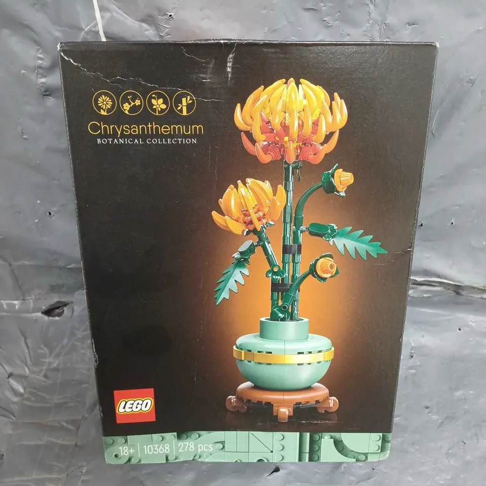 BOXED LEGO CHRYSANTHEMUM BOTANICAL COLLECTION - 10368