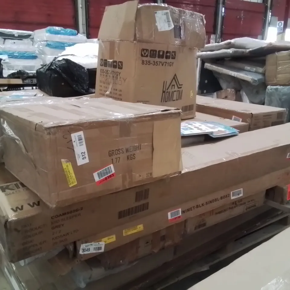 Pallet to include incomplete Furniture parts and peices 