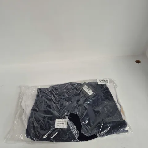 DUSK NAVY KNITTED MIDI SKIRT – UK 14
