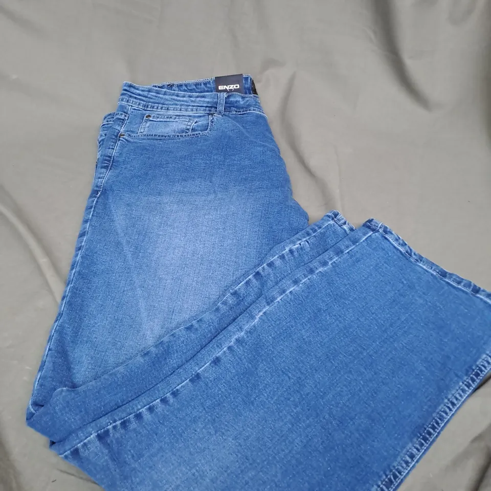 ENZO BLUE JEANS STRETCH DENIM 38S 