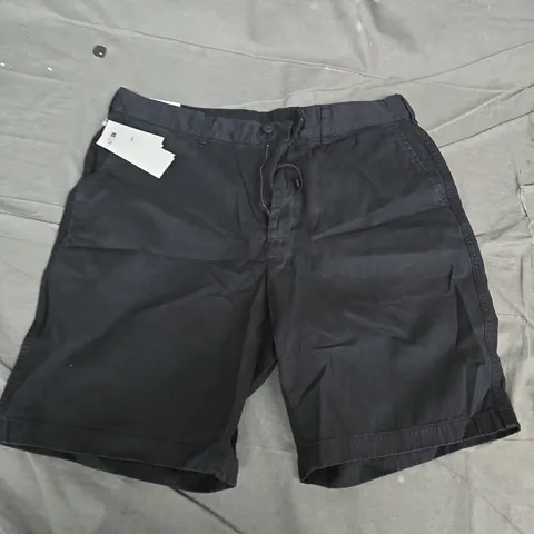 UNIQLO NAVY CHINO SHORTS, MENβS, SIZE L UK34, WAIST 33β36IN / 84β92CM