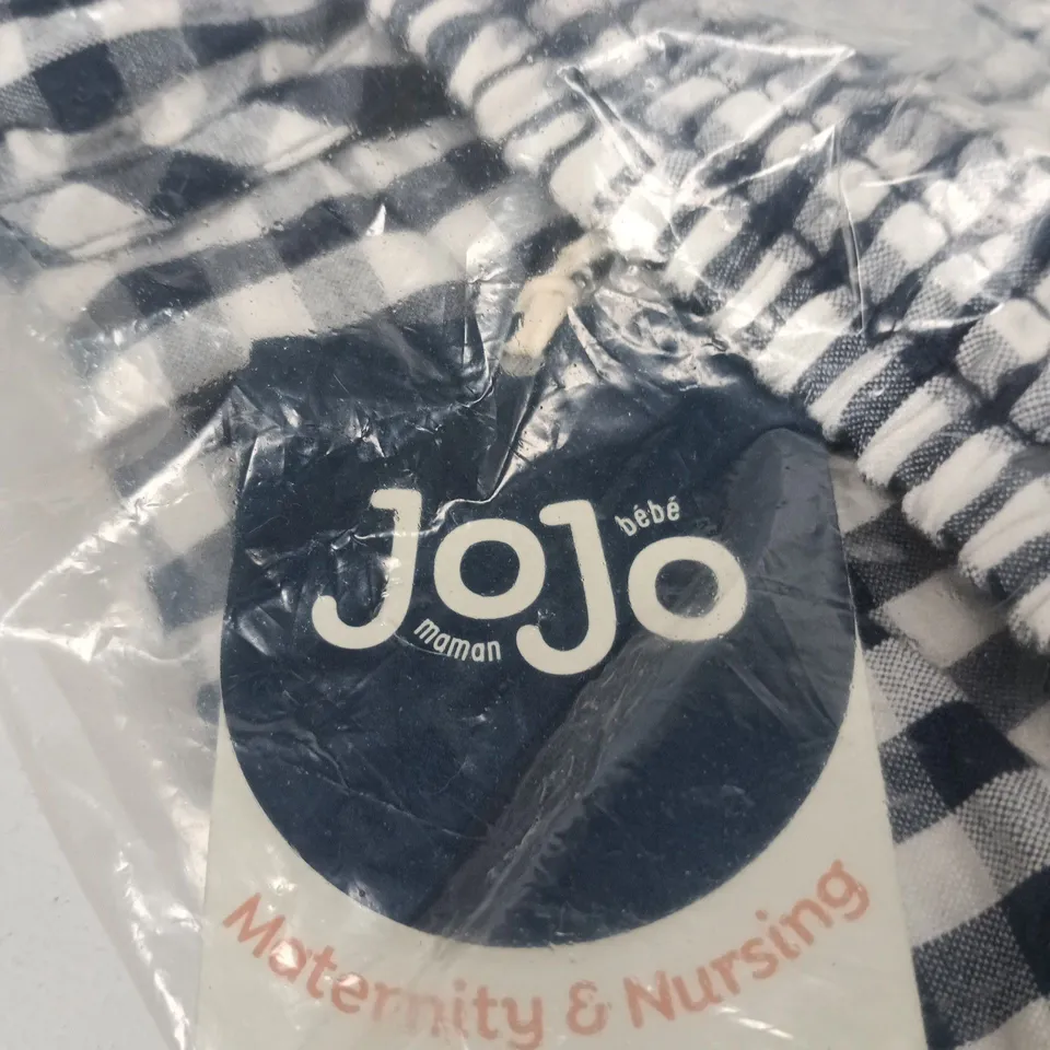 JOJO MAMAN BÉBÉ MIDI DRESS – BLUE, LARGE