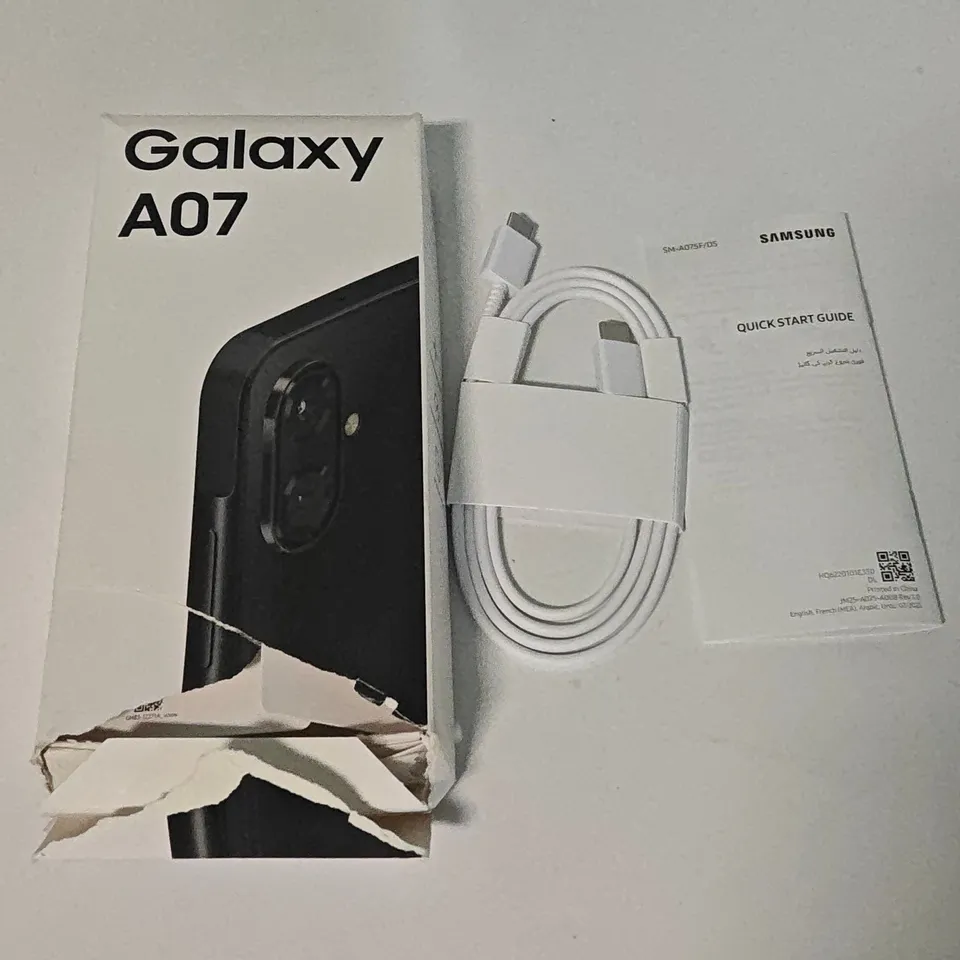 SAMSUNG GALAXY A07 4/128GB IN BLACK - SM-A075FZKGMEA