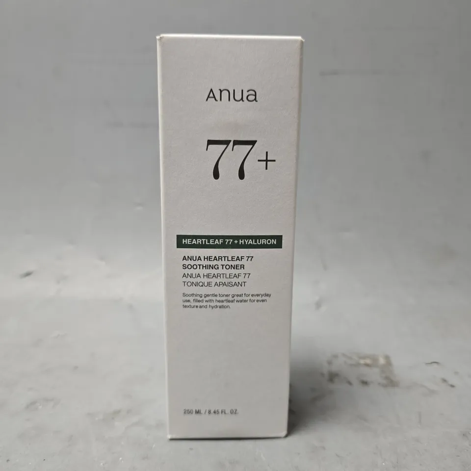 BOXED ANUA HEARTLEAF 77 + HYALURON SOOTHING TONER 