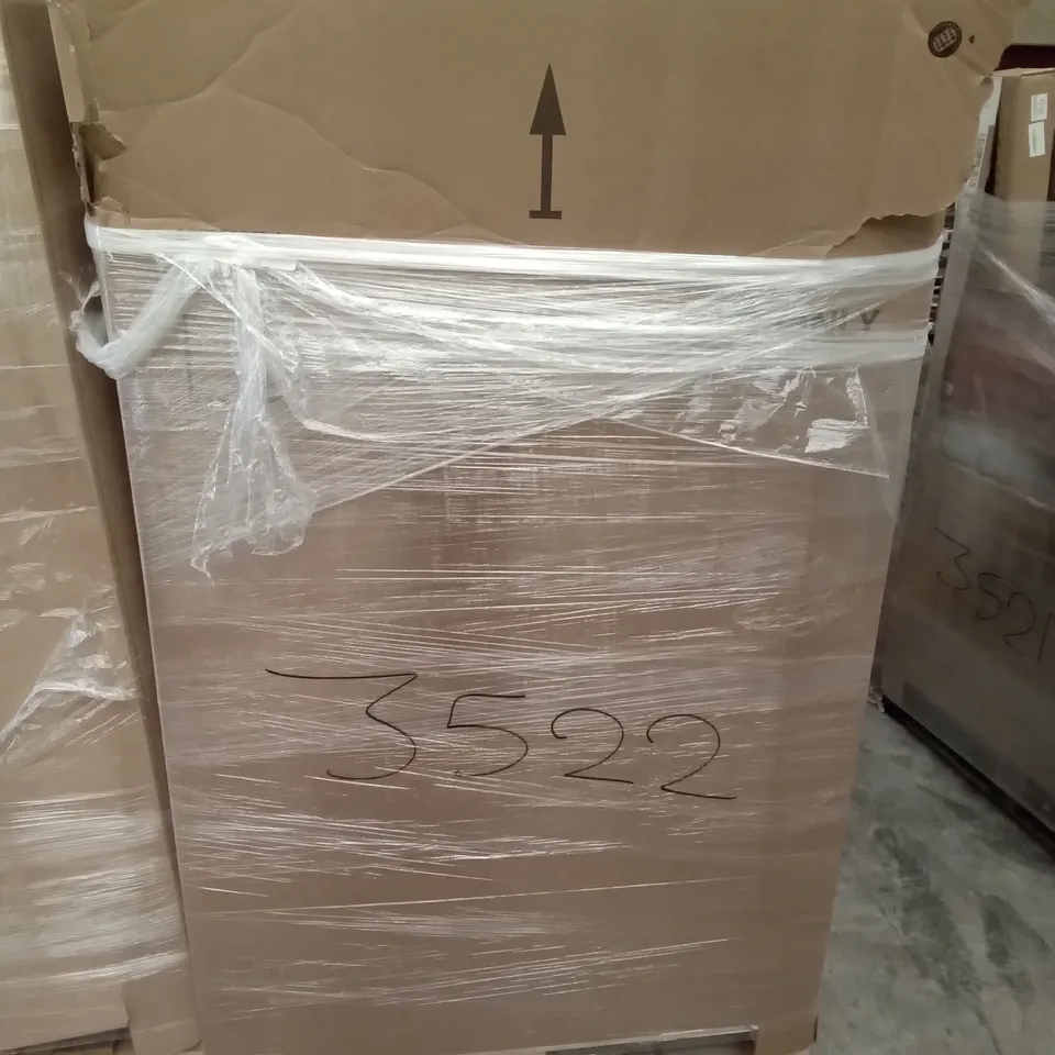 PALLET OF ASSORTED ITEMS INCLUDING HP ENVY PRINTER, TEKTACK MAT, CRYSTALS FOAM MATS, 5-TIER SHELF, DISPOSABLE PADS