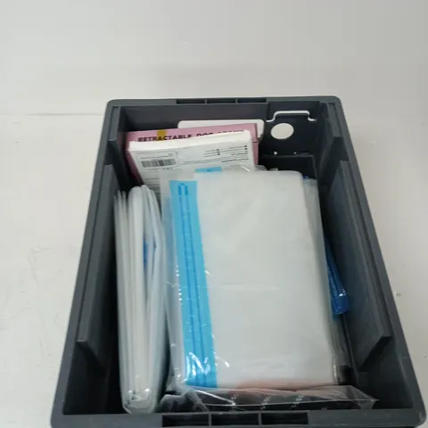 TOTE OF APPROXIMATELY 6 ASSORTED ITEMS TO INCLUDE: STHIL GUIDE BAR 