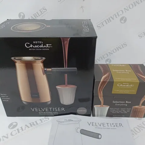 HOTEL CHOCOLAT FELVETISER DRINKING CHOCOLATE MACHINE BLACK