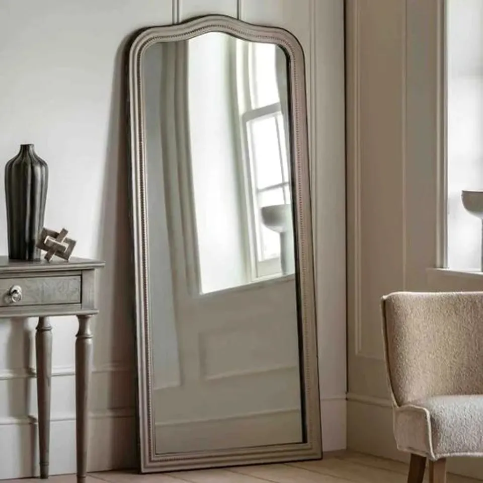 BOXED CROSSLAND GROVE SHERLIN ARCH LEANER MIRROR GREY 750 x 25 x 1700mm (1 BOX)