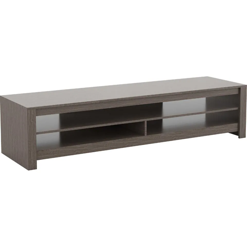 BOXED AVF CA180RGRE CALIBRE 1.8M TV STAND UP TO 85" - GREY OAK (1 BOX)