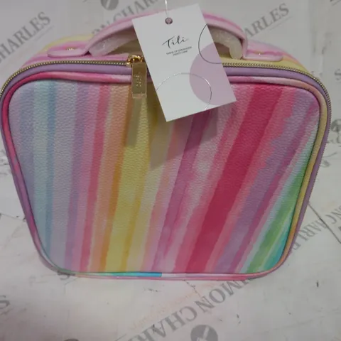 TILI MAKE UP ORGANISER VANITY CASE IN MULTI