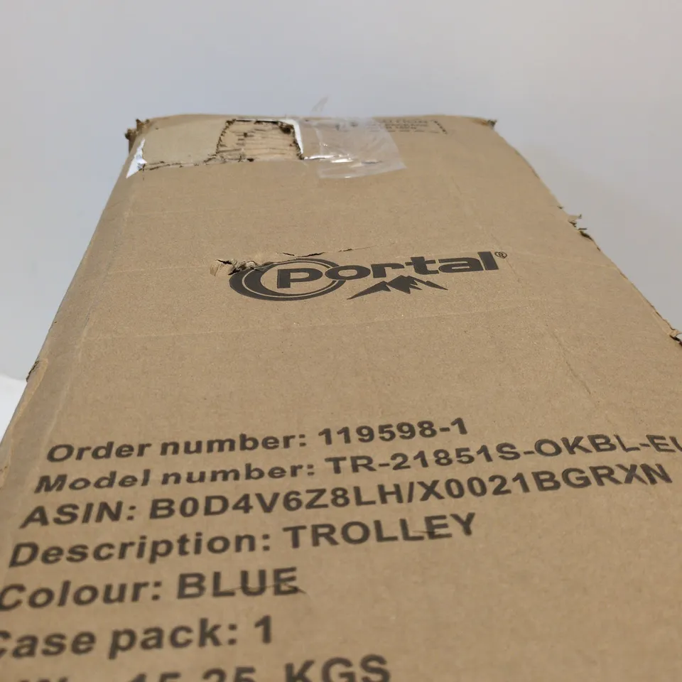 PORTAL TROLLEY – BLUE, MODEL TR-218515-OKBL-EUPR (BOXED)