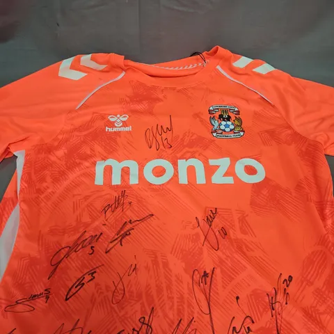 COVENTRY CITY FC 25/26 AWAY FOOTBALL SHIRT – SIGNED 