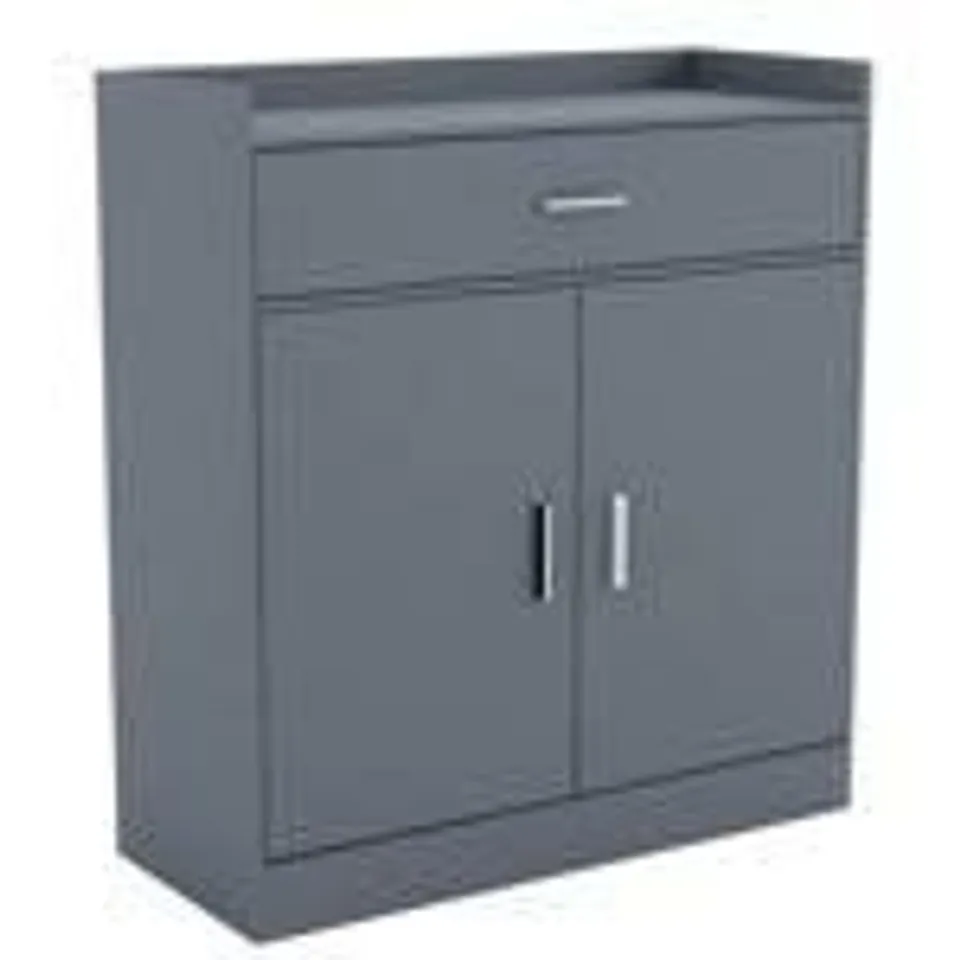 BOXED MUSKOKA SHOE STORAGE CABINET - GREY (1 BOX)