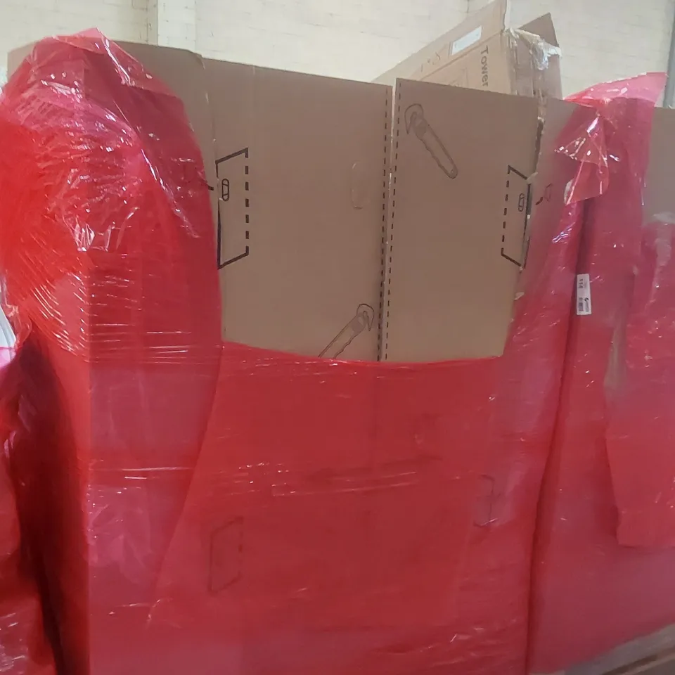 PALLET CONTAINING A VERY LARGE QUANTITY OF ASSORTED ITEMS INCLUDING: 3X6M PARTY TENT, 3X3M POP-UP GAZEBO, TOWER FAN, STAND-UP WEED PULLER ECT