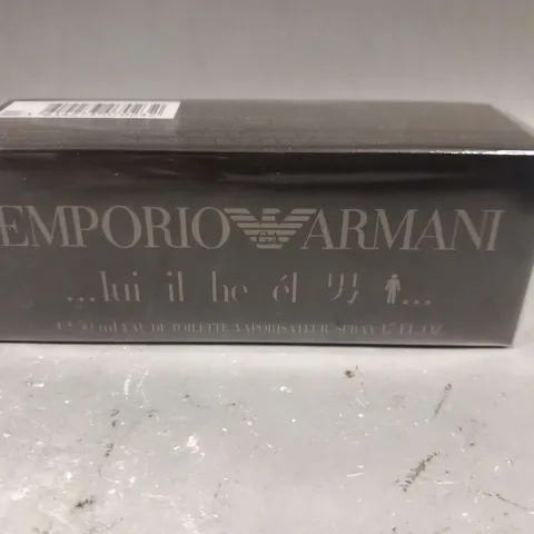 BOXED SEALED EMPORIO ARMANI HE EAU DE TOILETTE 50ML