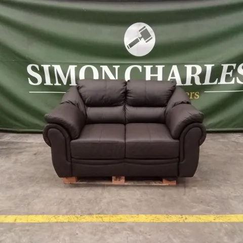 NAPLES ITALIAN LEATHER 2 SEATER SOFA