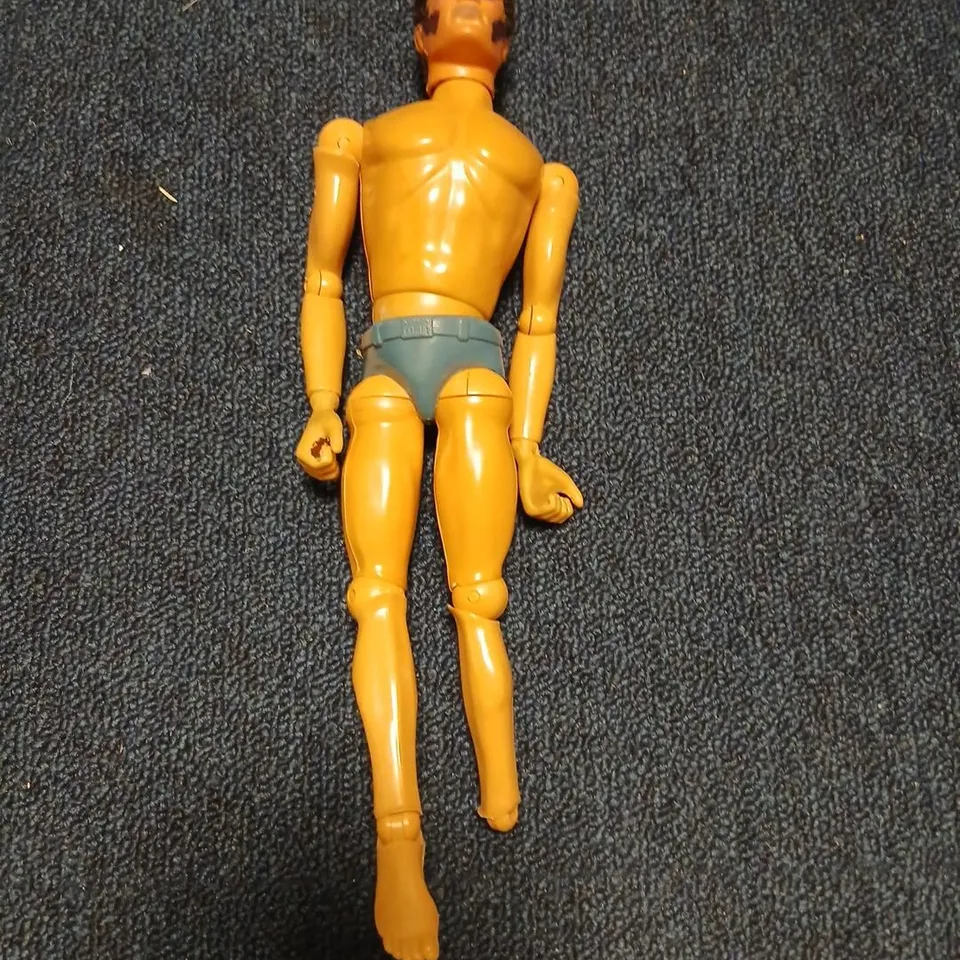 VINTAGE ACTION MAN 12-INCH MILITARY ACTION FIGURE WITH HELMETS AND ACCESSORIES