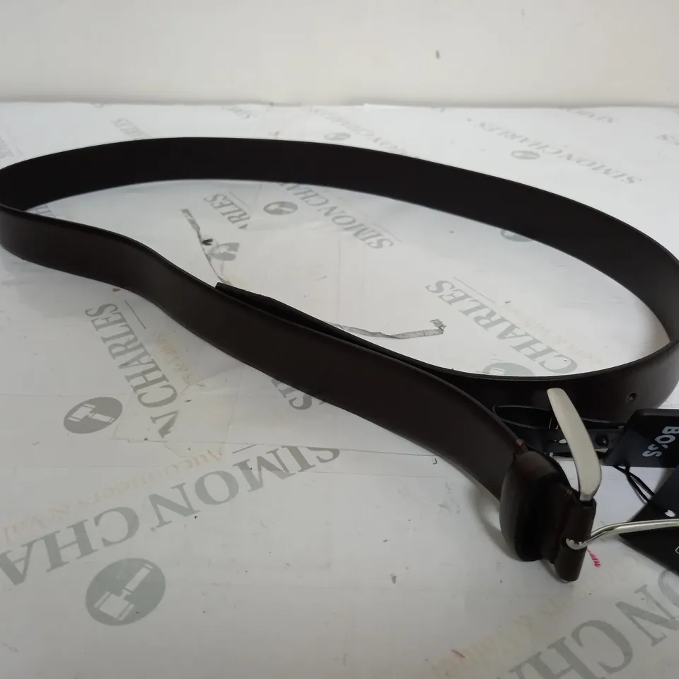 HUGO BOSS BROWN LEATHER BELT (115-44)