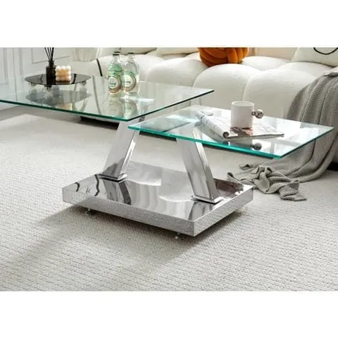BOXED MAGIC WINGS COFFEE TABLE - CLEAR (2 BOXES)